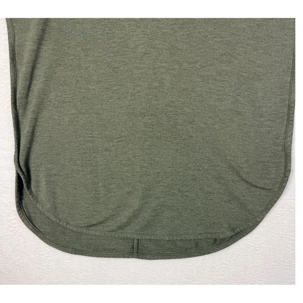 Matty M Olive Green Dolman Sleeve Tunic Top Women's Size M‎ Curved Hem So Soft!